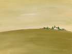 Farm on the Hill Art Print