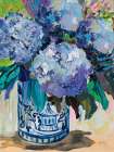 August Bloom Blue Hydrangea Art Print