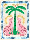 Pink Leopards Art Print