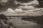 High Above Yellowstone River Art Print
