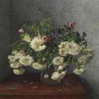 Bouquet of Chrysanthemum and Daisies Art Print