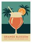 Retro Summer Cocktails II Art Print