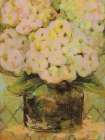 Potted Hydrangea Art Print