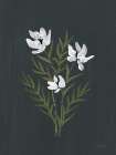 Pretty Little Flower IV Black Art Print