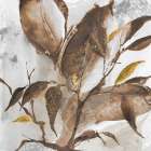Gilded Leaf Collage v2 I Art Print