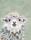 Lamb with Glasses Art Print