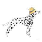 Spring Dalmatian Art Print