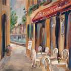 Parisian Diary I Art Print