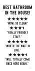 Best Bathroom Review Art Print
