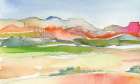 Desert Landscape I Art Print