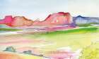 Desert Landscape II Art Print