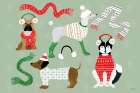 Puppy Its Cold Outside I Art Print