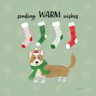 Puppy Its Cold Outside III Art Print