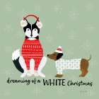 Puppy Its Cold Outside V Art Print
