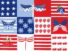 Berry Americana I Art Print