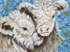 Highland Cuddles Art Print