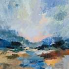 Blue Vista I Art Print