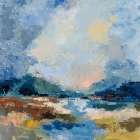 Blue Vista II Art Print