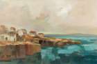 Southern Coast Town Art Print