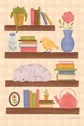 Cozy Readers Club V Art Print