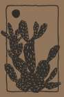 Woodcut Cactus I Natural Art Print