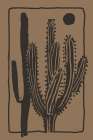 Woodcut Cactus II Natural Art Print