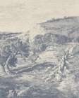 French Pastoral Etching I Art Print