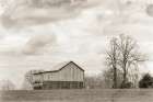 Hilltop Barn View Art Print