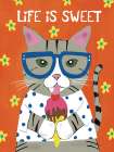 Seasonal Cat III Summer Art Print