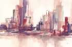 City Passion I Abstract Art Print