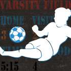 Womens Scoreboard Soccer v2 Art Print