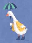 Rainy Day Duck Art Print