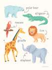 Animal Friends Art Print