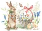 Hop Into Spring I Art Print