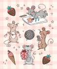 Girly Mice Art Print