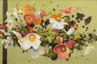 Earthy Anemones Art Print