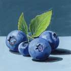 Beautiful Blueberries Art Print