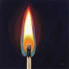 Blowing Out A Match I Art Print