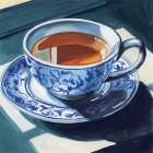 Chinoiserie Tea Time Art Print