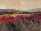 Coral and Magenta Meadow Art Print