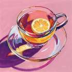 Clear Cup of Tea With Lemon Art Print