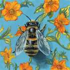 Honeybee on The Wall Art Print