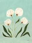 Sky Flowers I Art Print