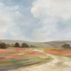 Wide Fields Triptych II Art Print