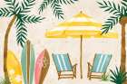 Beach Day I Art Print