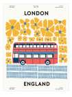 Groovy European Travel II Art Print