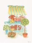 Flea Market Flowers III Art Print