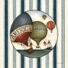 America Balloons I Art Print