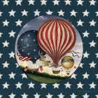 America Balloons III Art Print