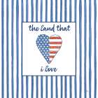 USA Cuties Stripes III Art Print